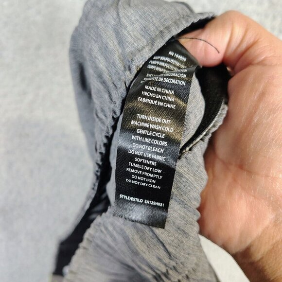 Eddie Bauer Motion Shorts Men's Small Heather Gray Woven 8" Inseam Outdoor NWT - Picture 7 of 13